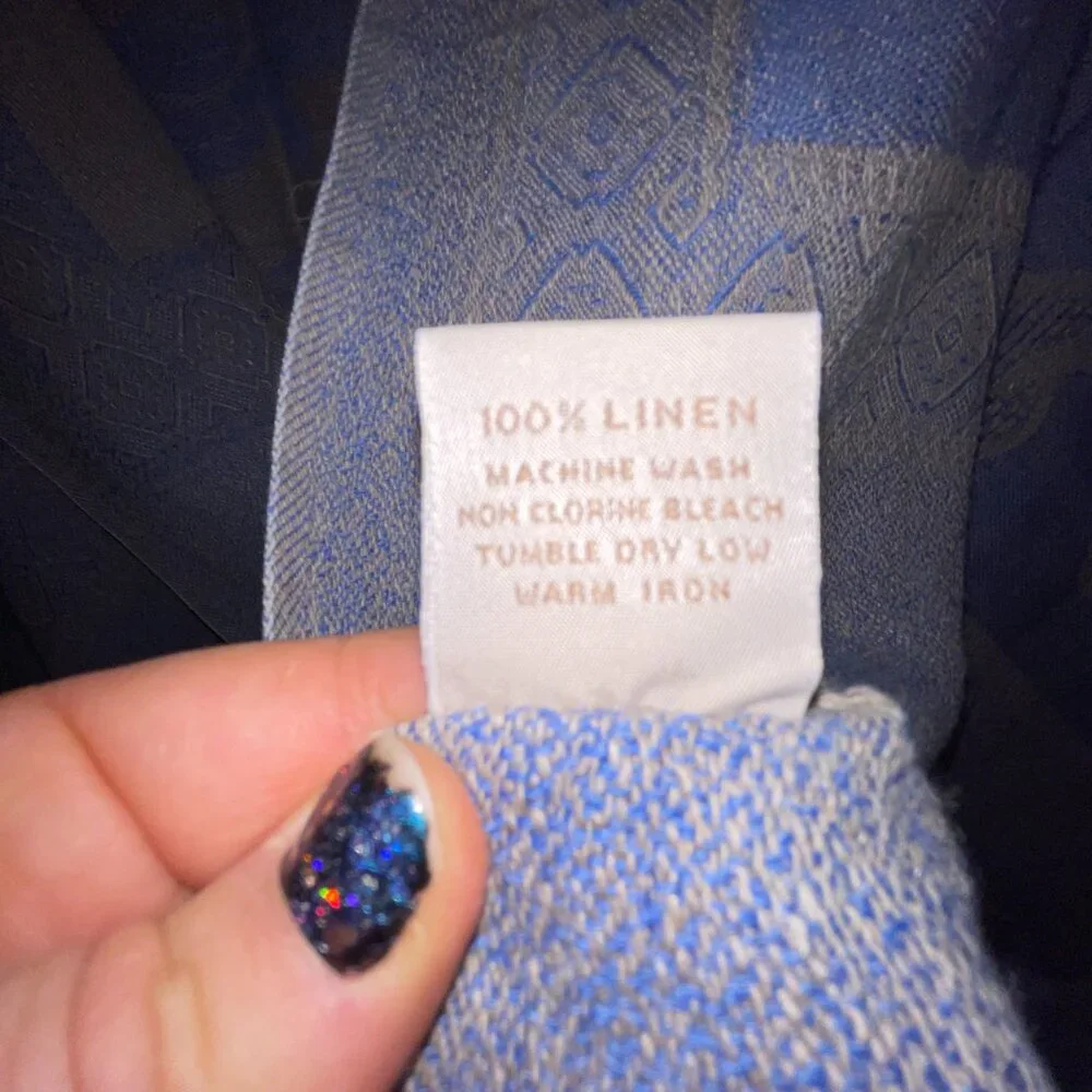Luxury 100% Italian Linen Towel – Anichini Tessitura Pardi Damasco Rustica